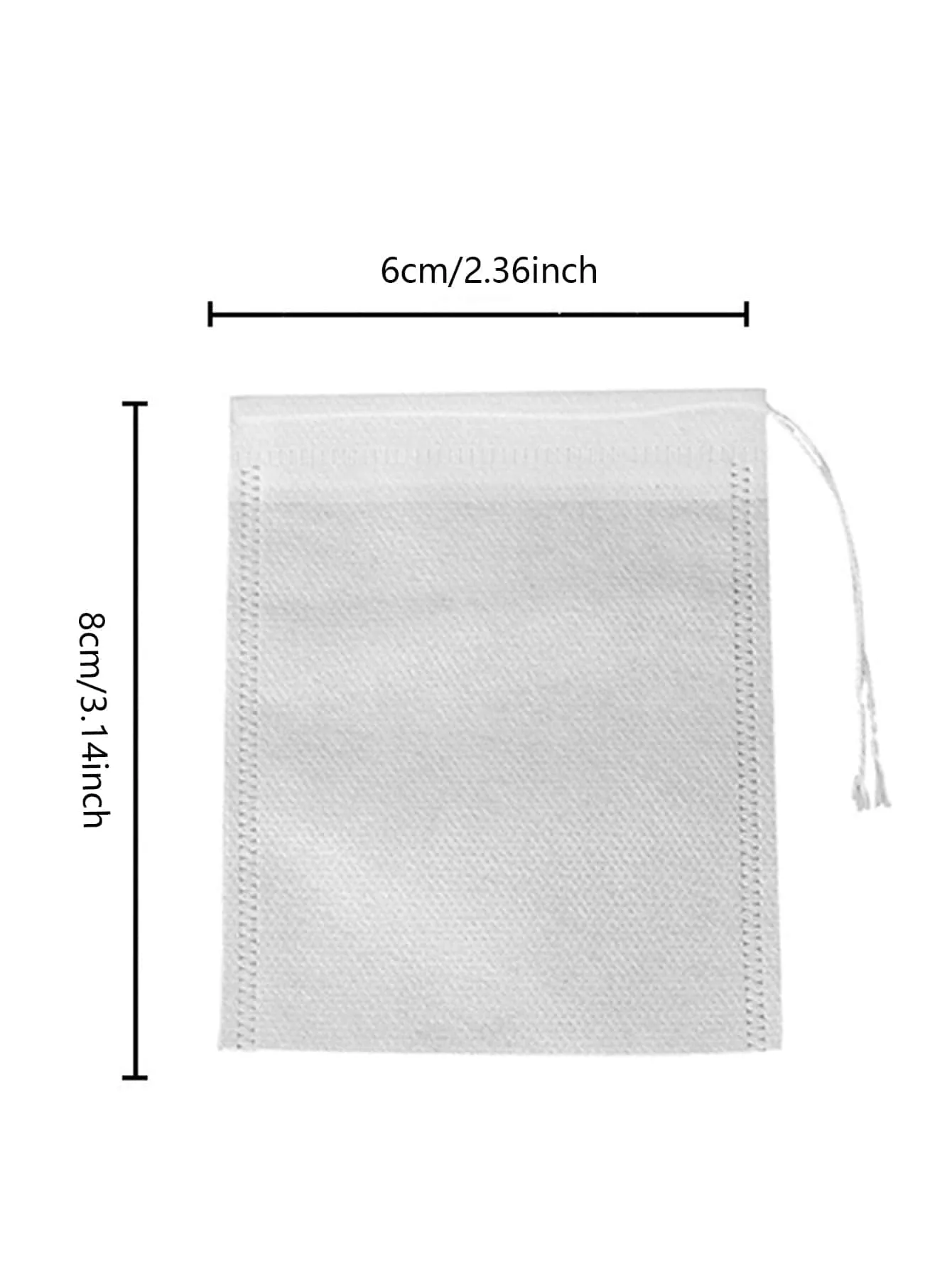 100pcs Disposable Tea Filter Bag