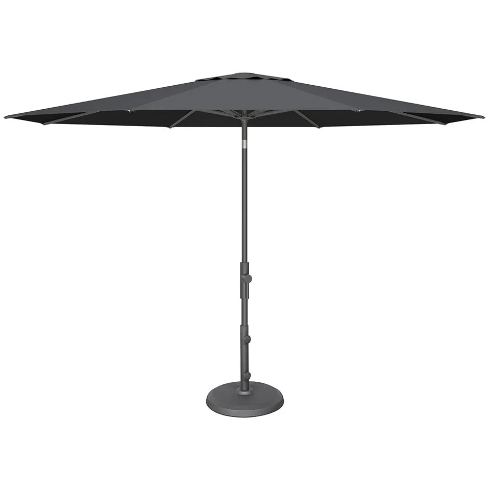 11' TWIST MARKET UMBRELLA, CANVAS COAL