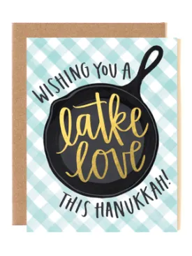 1Canoe2: Latke Love Hanukkah Card