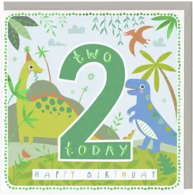 2 Today Happy Birthday Greetings Card