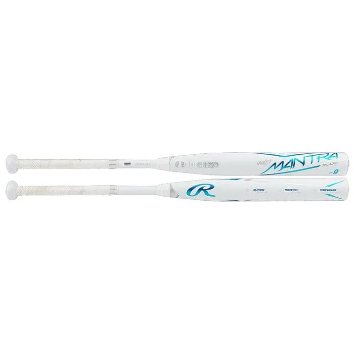 2023 Rawlings Mantra  White Fastpitch Softball Bat -9: RFP3MP9