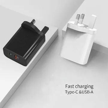 20W PD3.0 USB   Type-C Fast Charger UK White