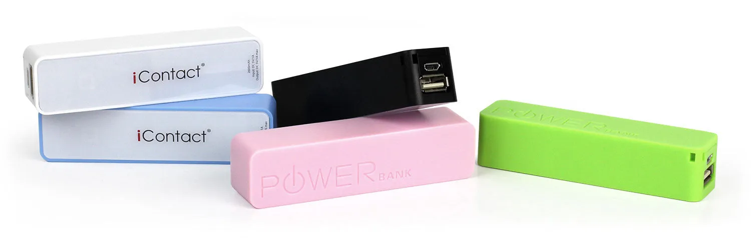 2600mAh Power Bank - Green