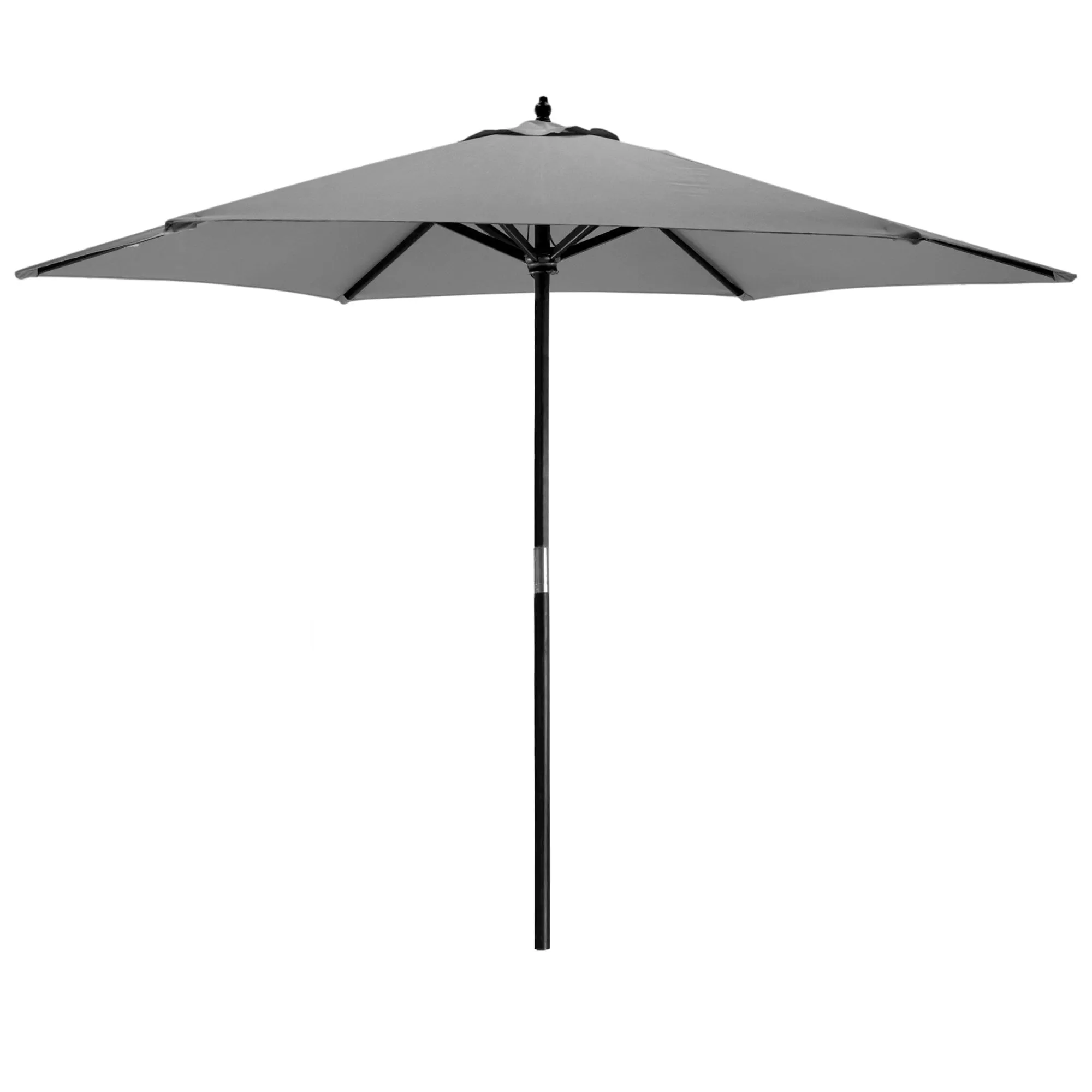 2.7m x 2.5m Wooden Garden Parasol - By Harbour Housewares