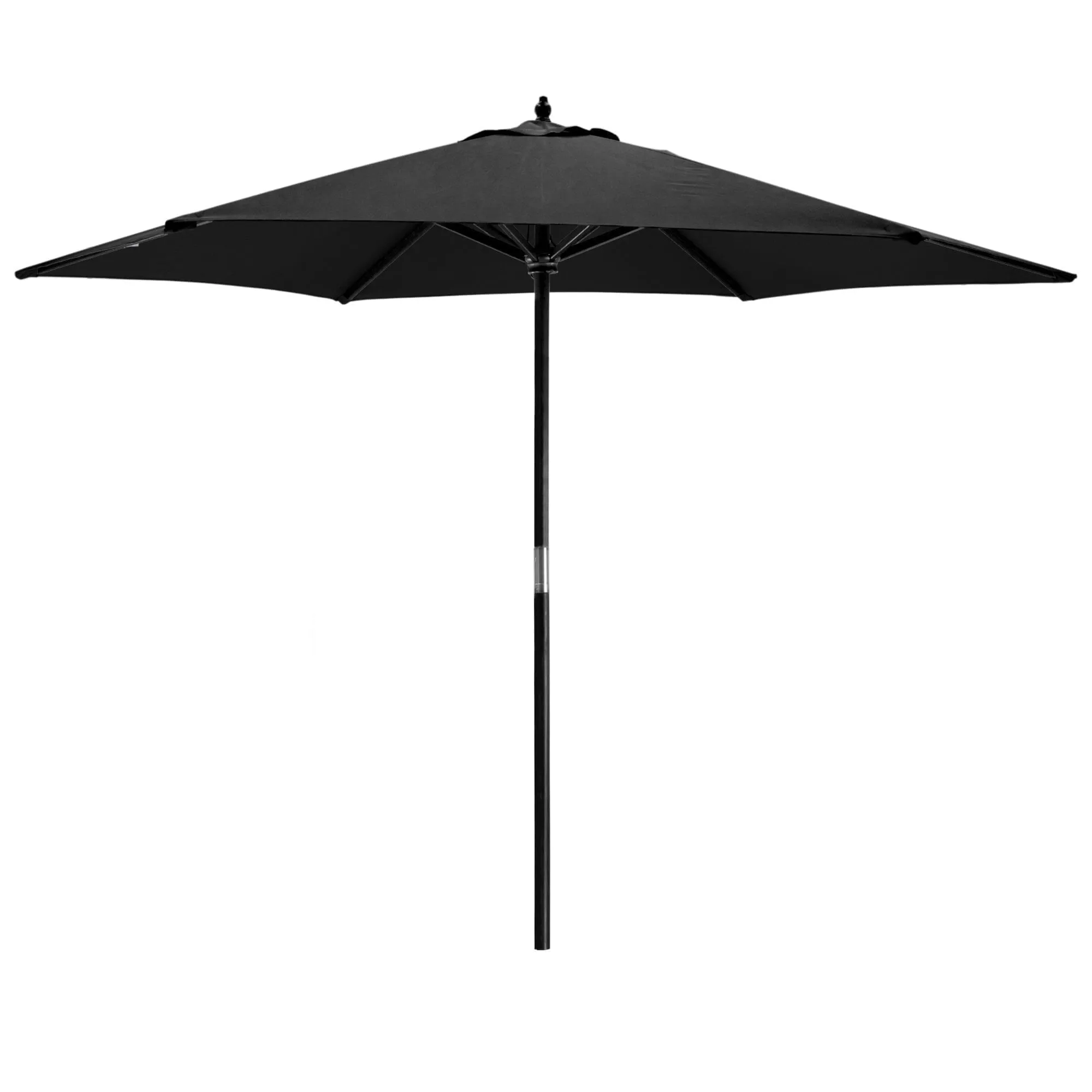 2.7m x 2.5m Wooden Garden Parasol - By Harbour Housewares