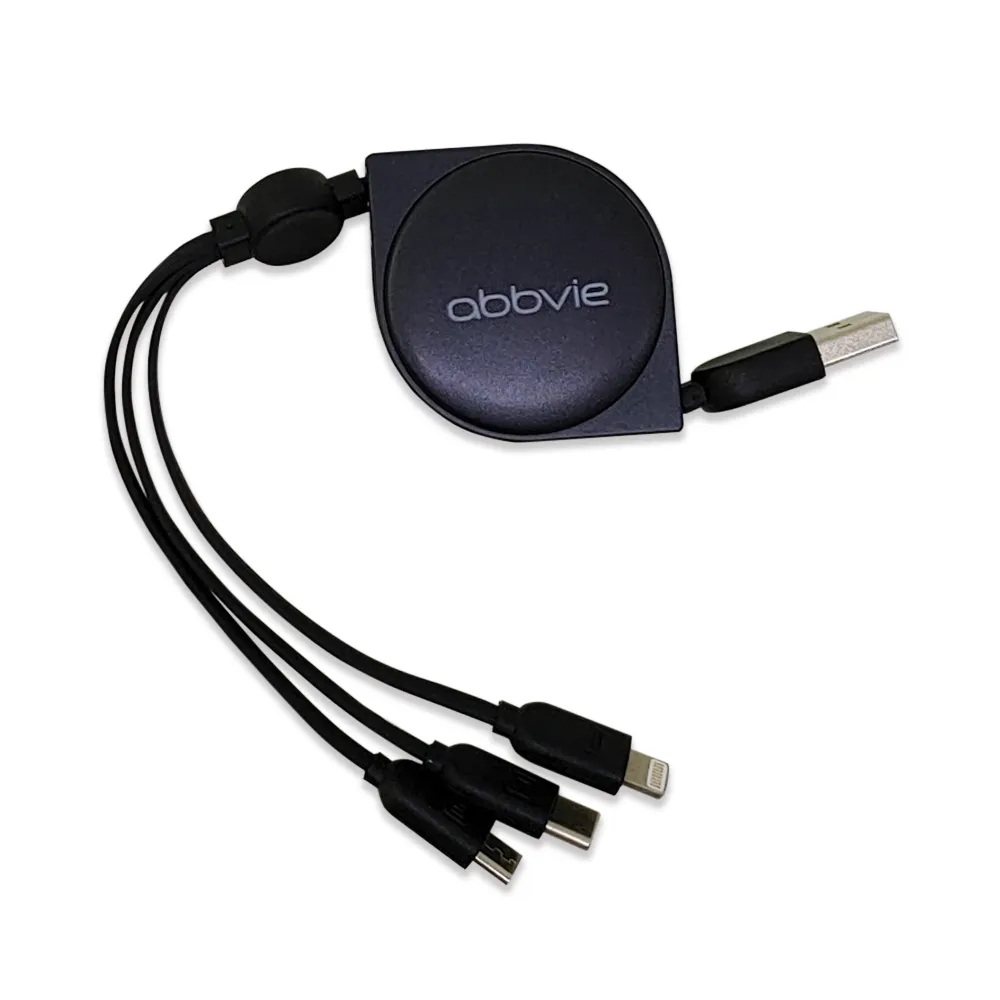 3-in-1 Retractable Charging Cable