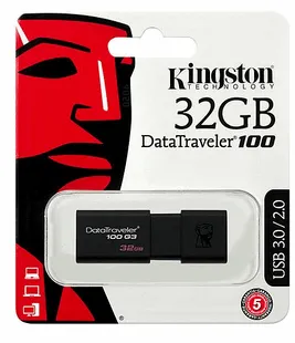 32GB Kingston Data Traveller 100 G3 USB Stick