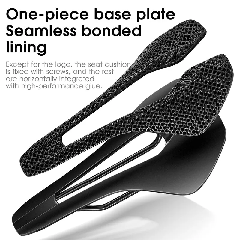 3D Printed Bicycle Saddle Liquid Resins Honeycomb Bike Seat Super Soft Cushion MTB Road Triathlon Cycling Race Seat