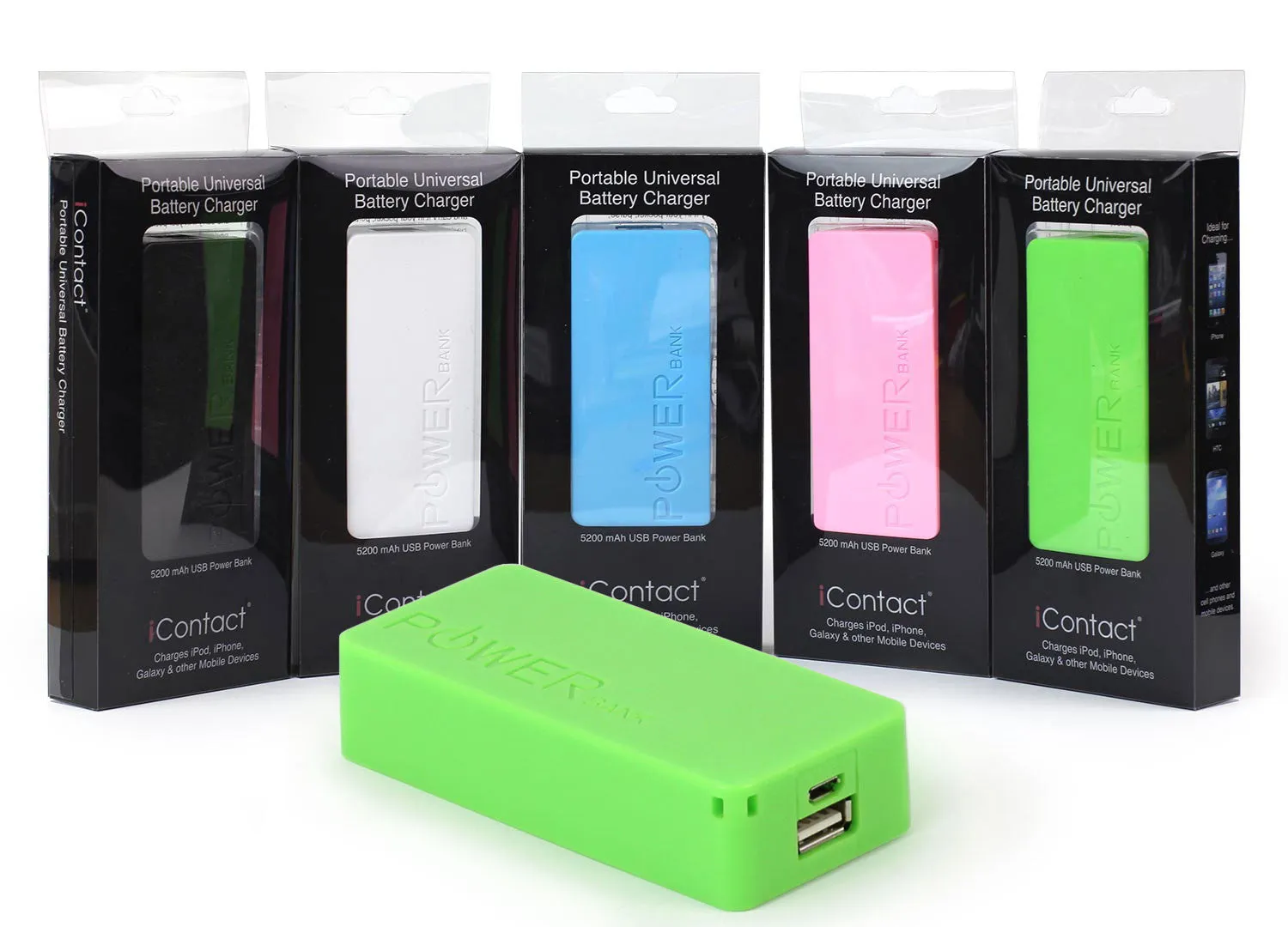 5200mAh Power Bank - Green