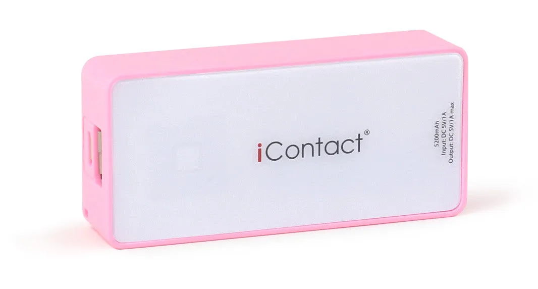 5200mAh Power Bank - Pink