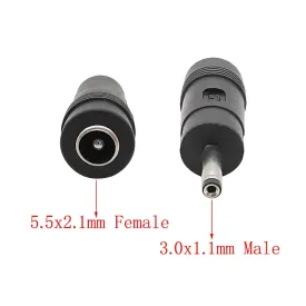 5.5*2.1mm DC Jack to 3.0*1.1mm DC Socket Converter