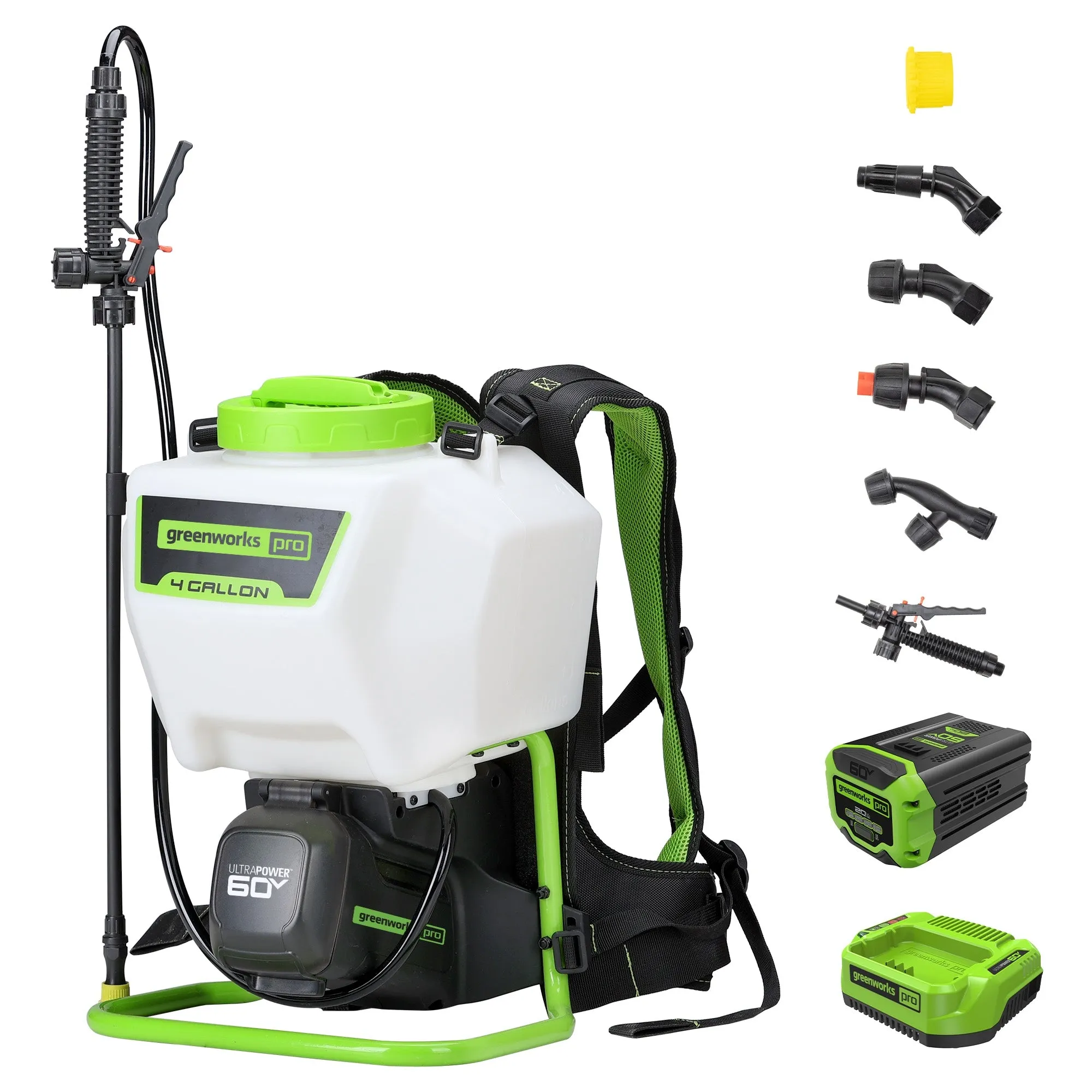 60V Cordless Battery Backpack Sprayer w/ 2.0Ah Battery & Charger