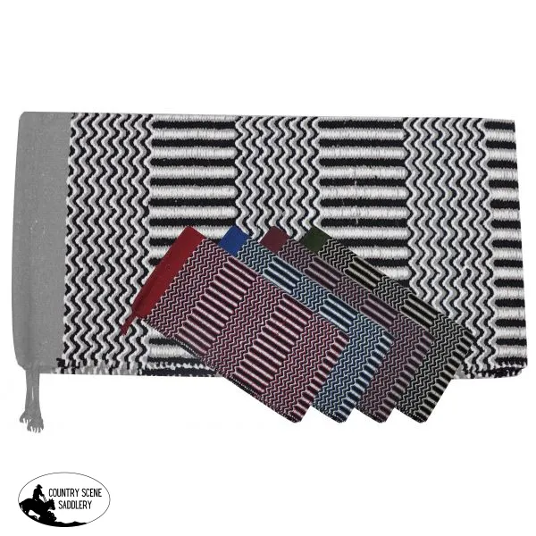 6123M  Economy style 32" X 64" double weave saddle blanket.