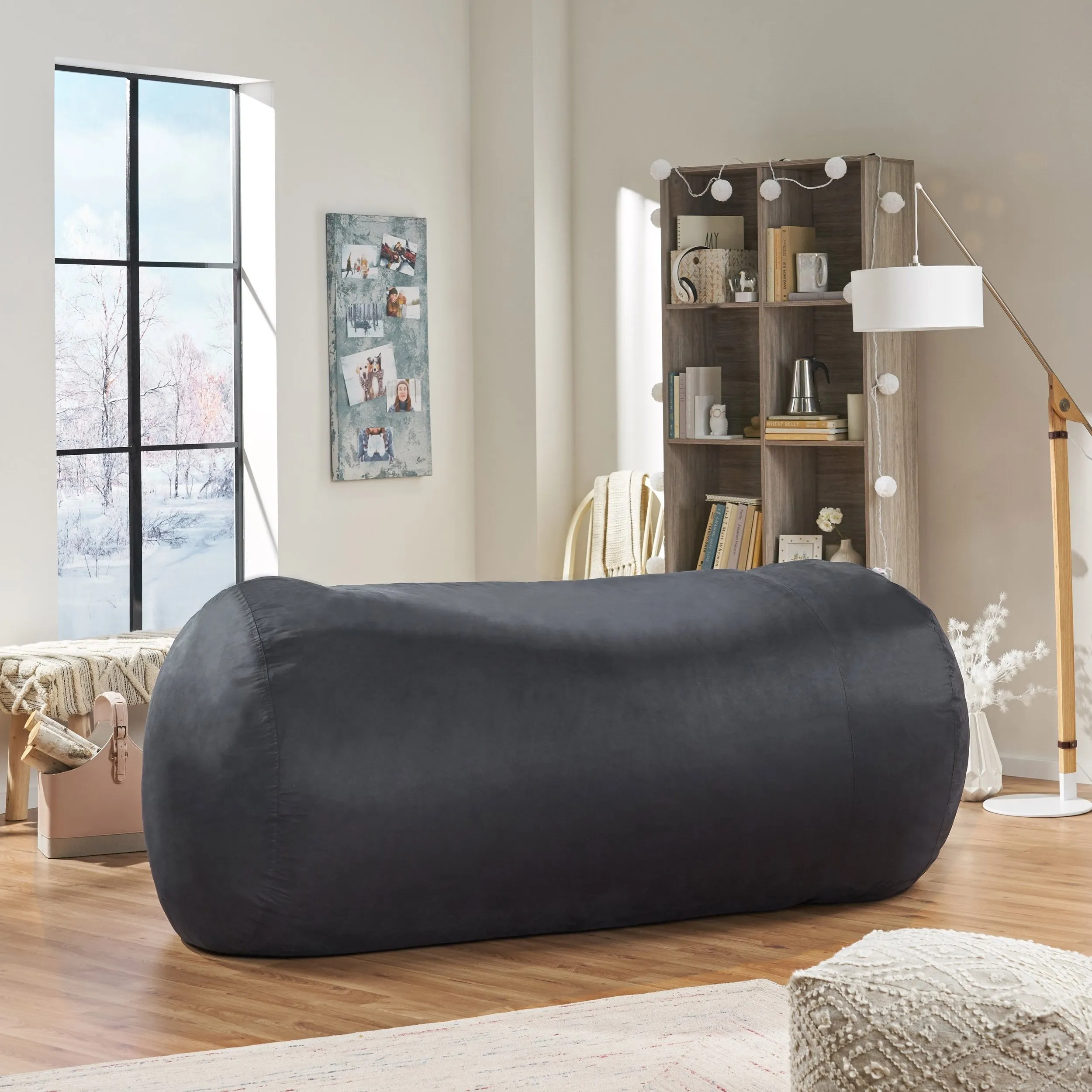 8 Foot Faux Microfiber Bean Bag - NH657112