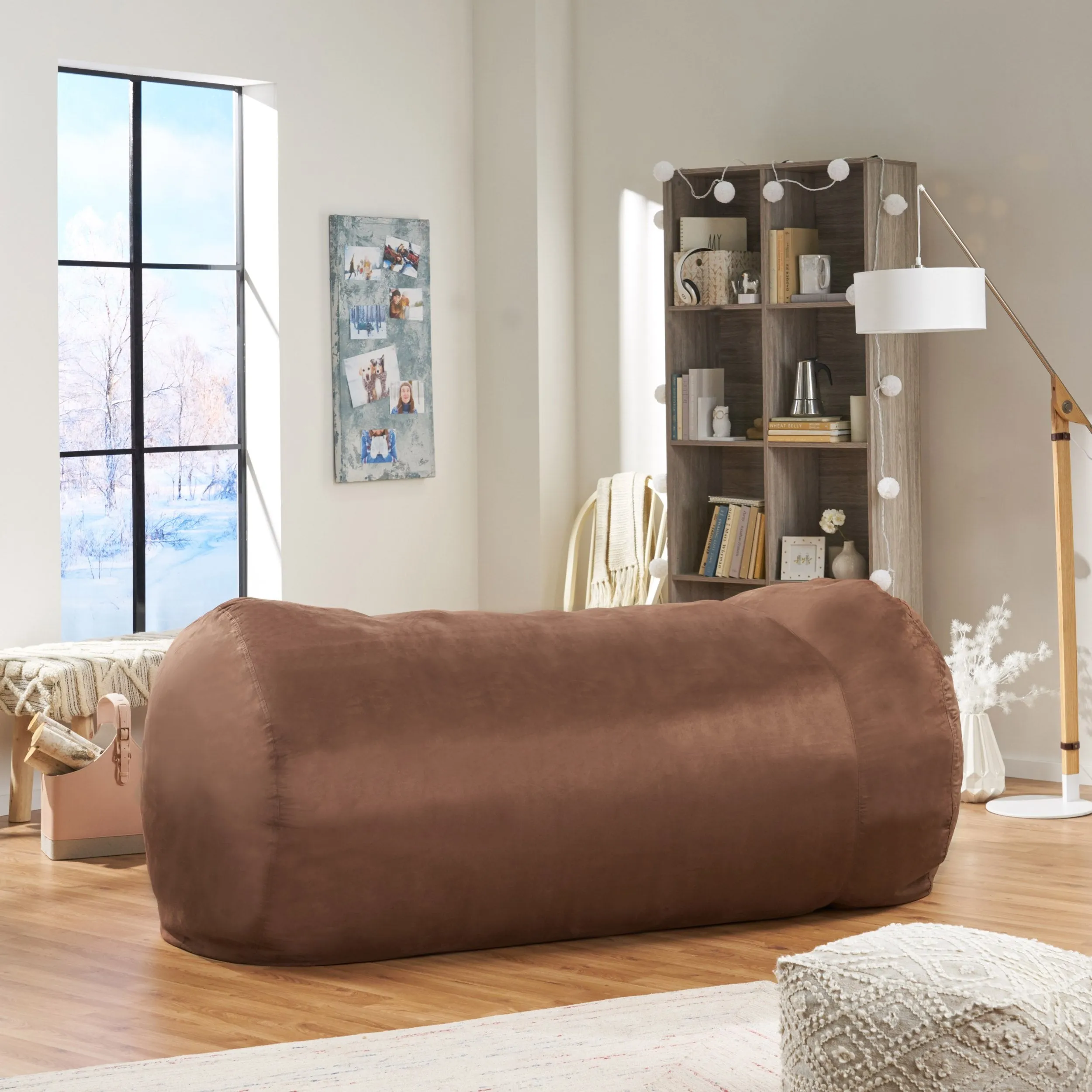 8 Foot Faux Microfiber Bean Bag - NH657112