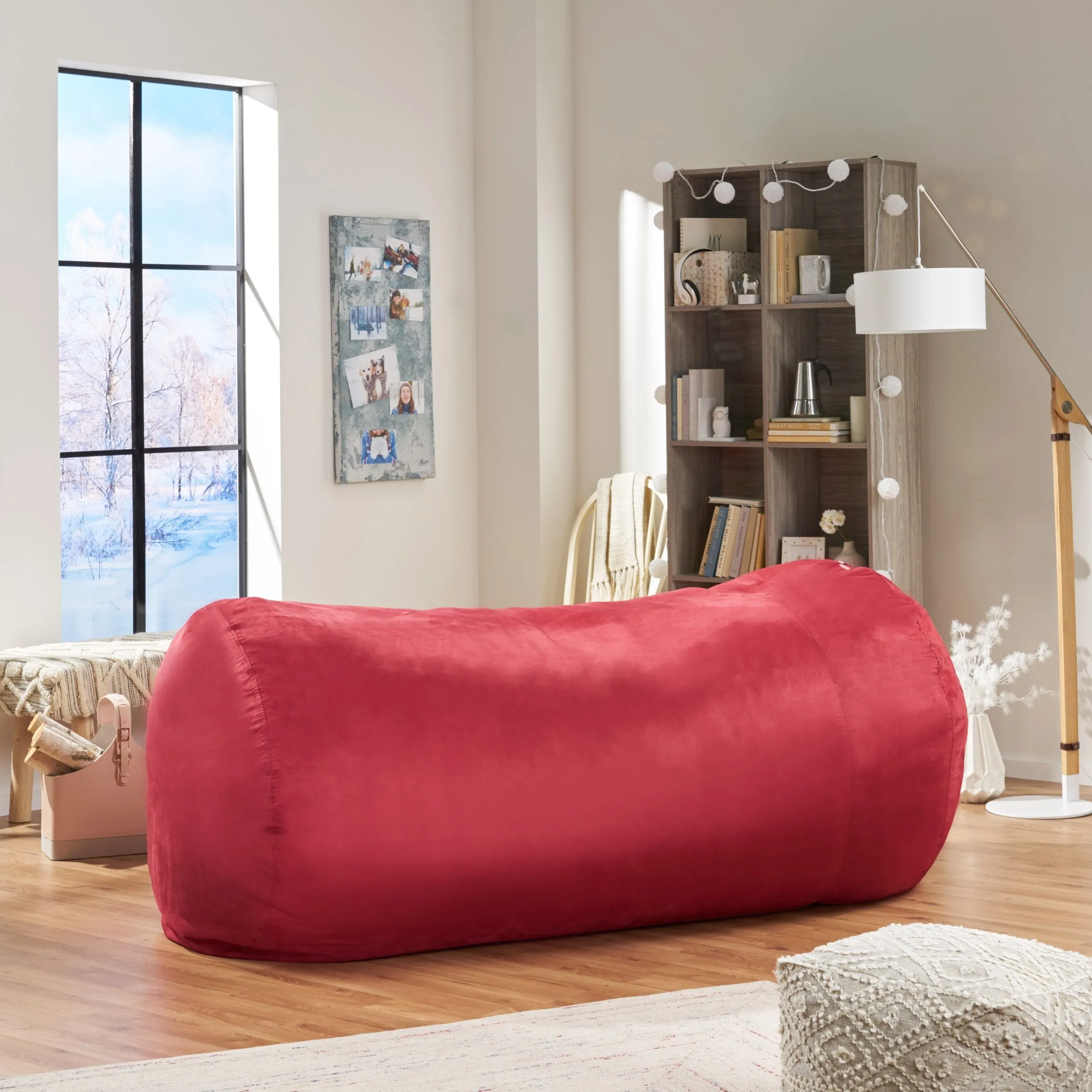 8 Foot Faux Microfiber Bean Bag - NH657112