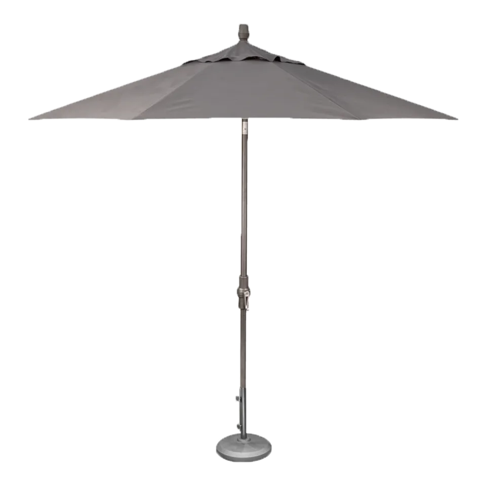 9' MARKET UMBRELLA, CANVAS COAL