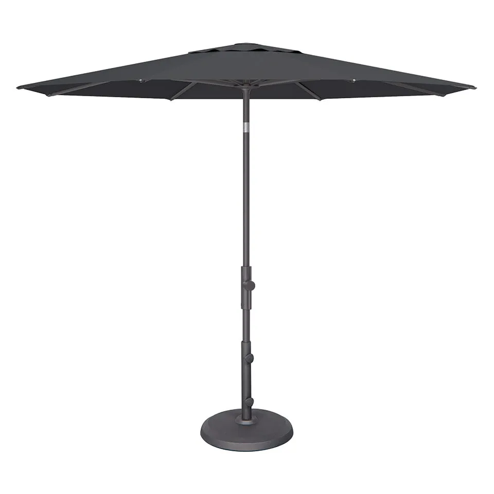 9' TWIST MARKET UMBRELLA, CANVAS COAL