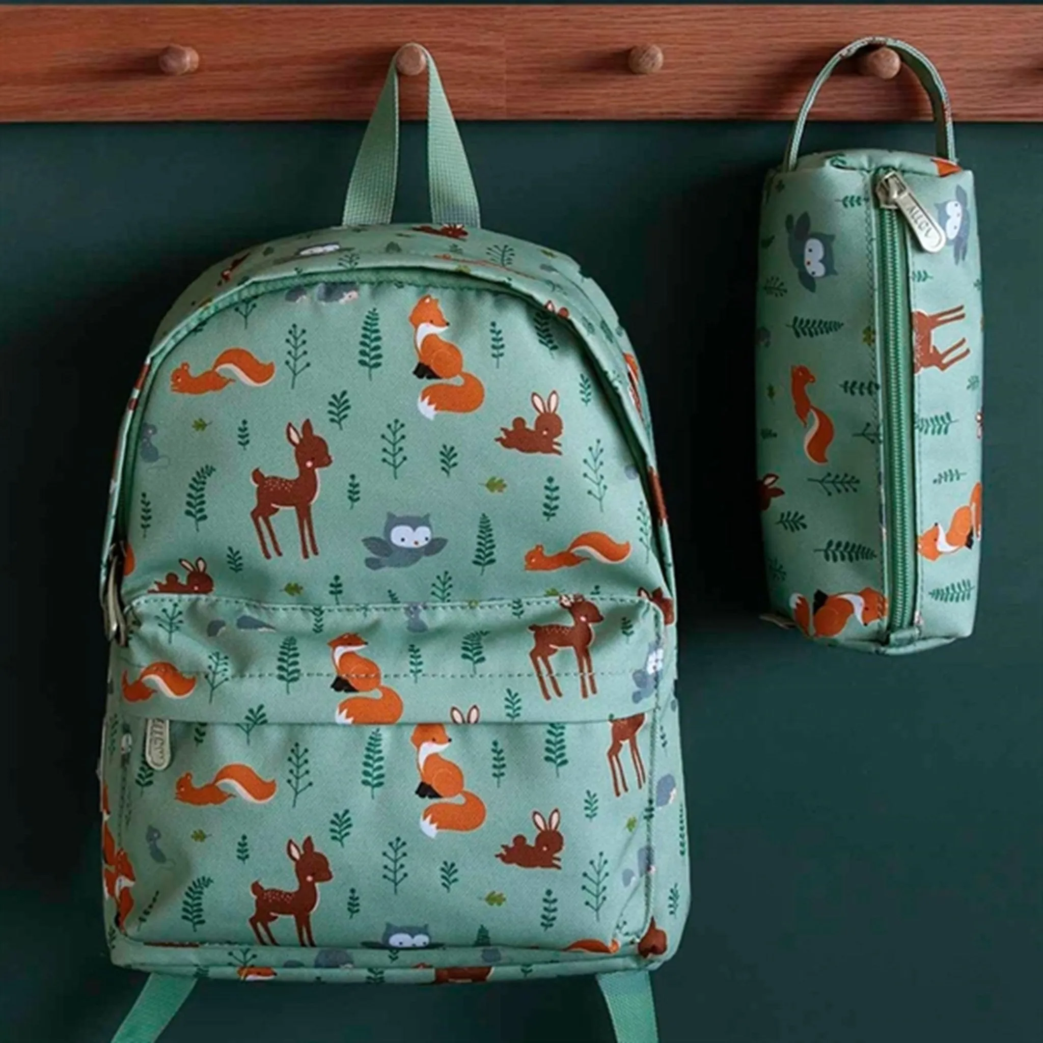 A Little Lovely Company Backpack Small Forest Friends