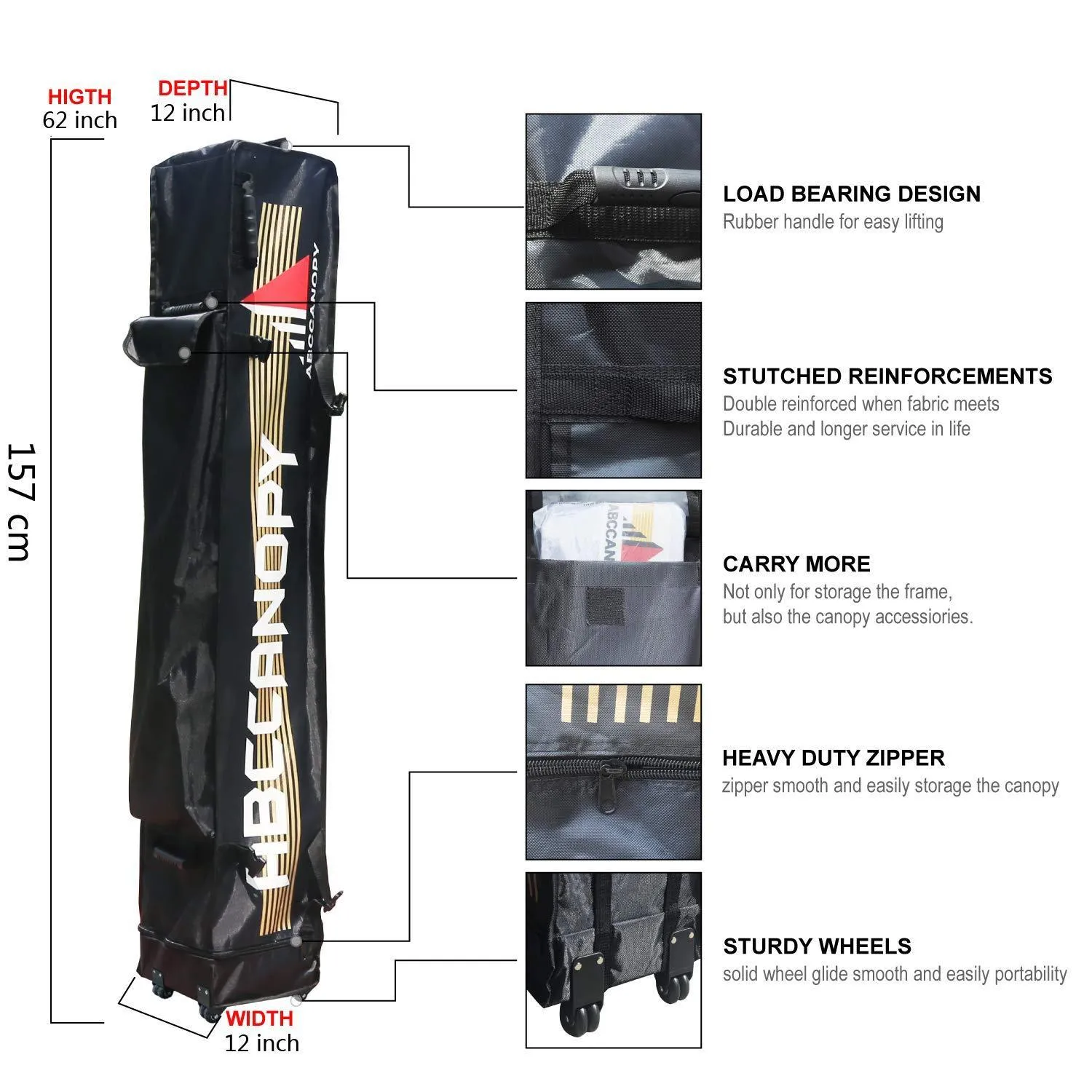 ABCCANOPY Universal Roller Bag for Canopy