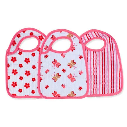 Aden & Anais Classic Snap Bibs -Princess Posie