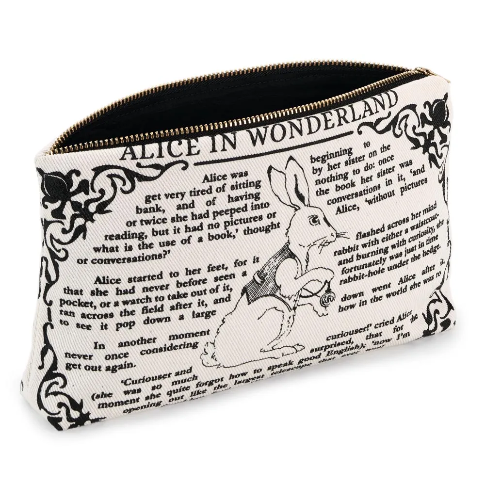 Alice in Wonderland Book Pouch