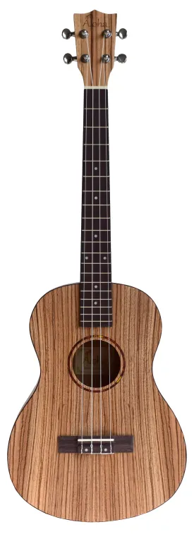 Aloha Zebra Wood Acoustic Baritone Ukulele