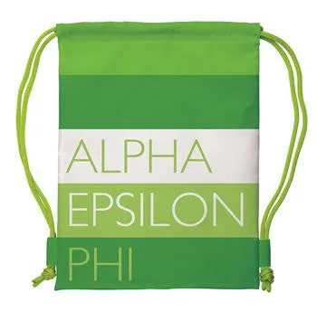 Alpha Epsilon Phi Drawstring Backpack - a1009