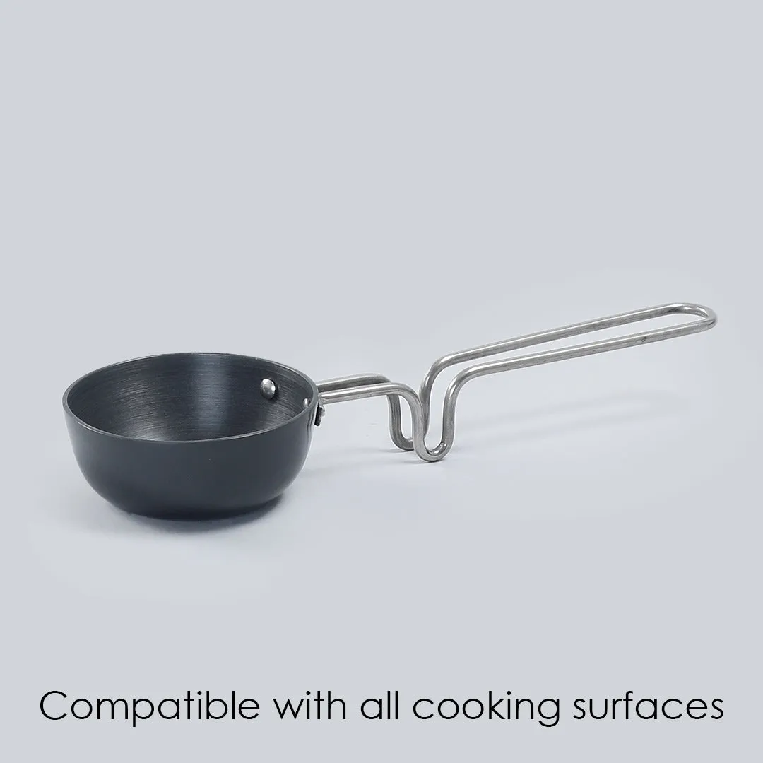 Aluminium Hard anodized Tadka Pan Large