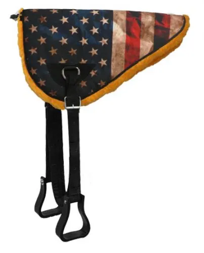 American Flag Bareback Saddle Pad