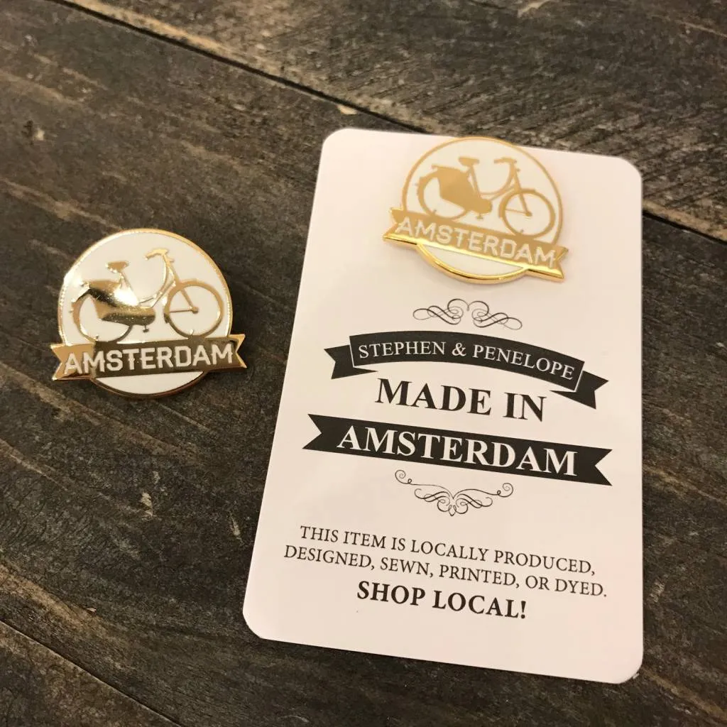 AMSTERDAM ENAMEL PIN