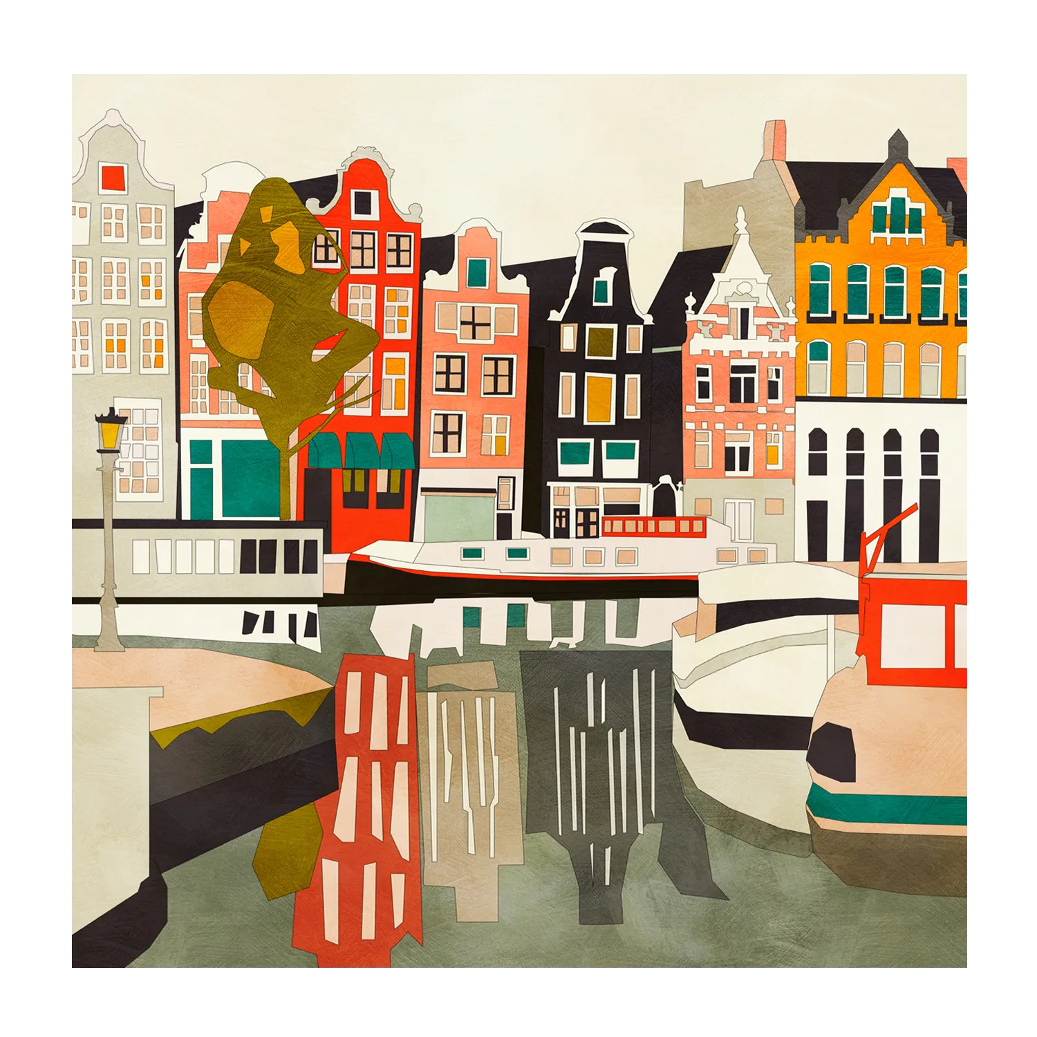 Amsterdam Houses , By Ana Rut Bre