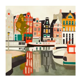 Amsterdam Houses , By Ana Rut Bre