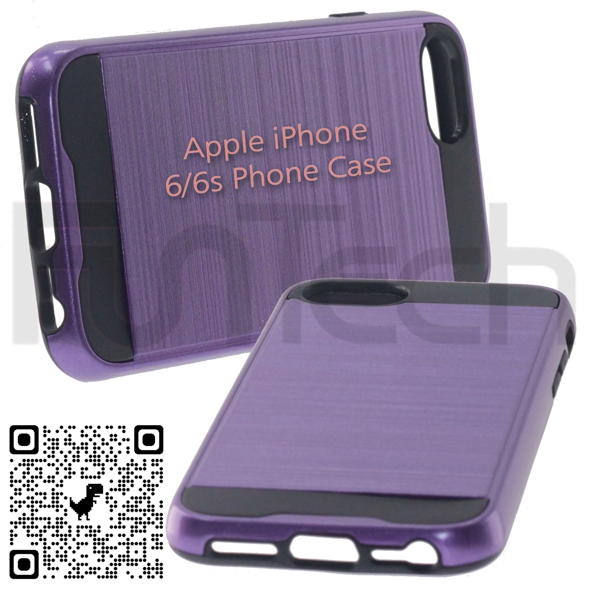 Apple, iPhone 6/6S, Slim Armor Case, Color Purple.