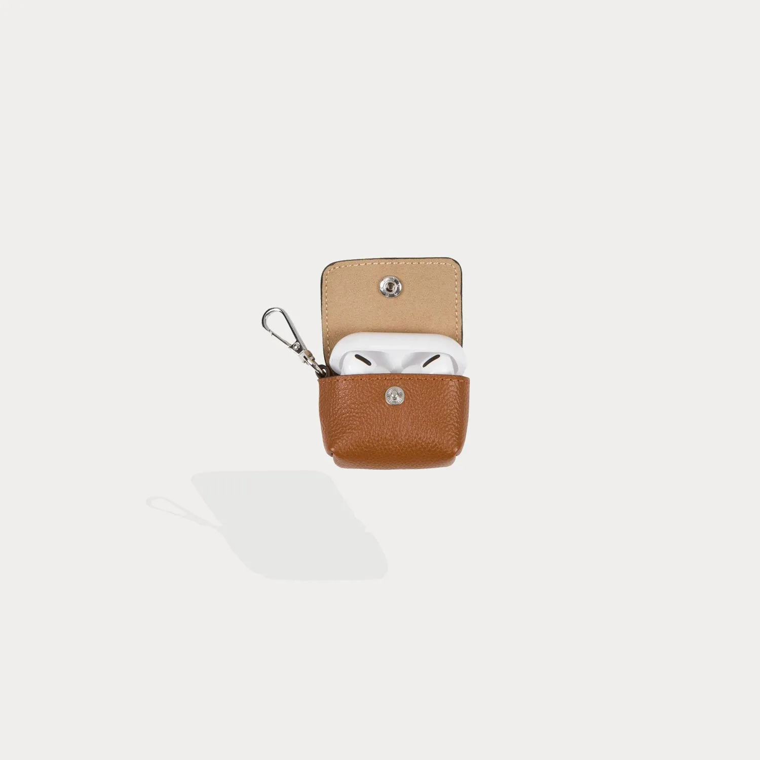 Avery AirPods Clip-On Pouch - Sienna/Silver