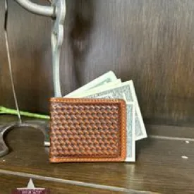 Basketweave Money Clip