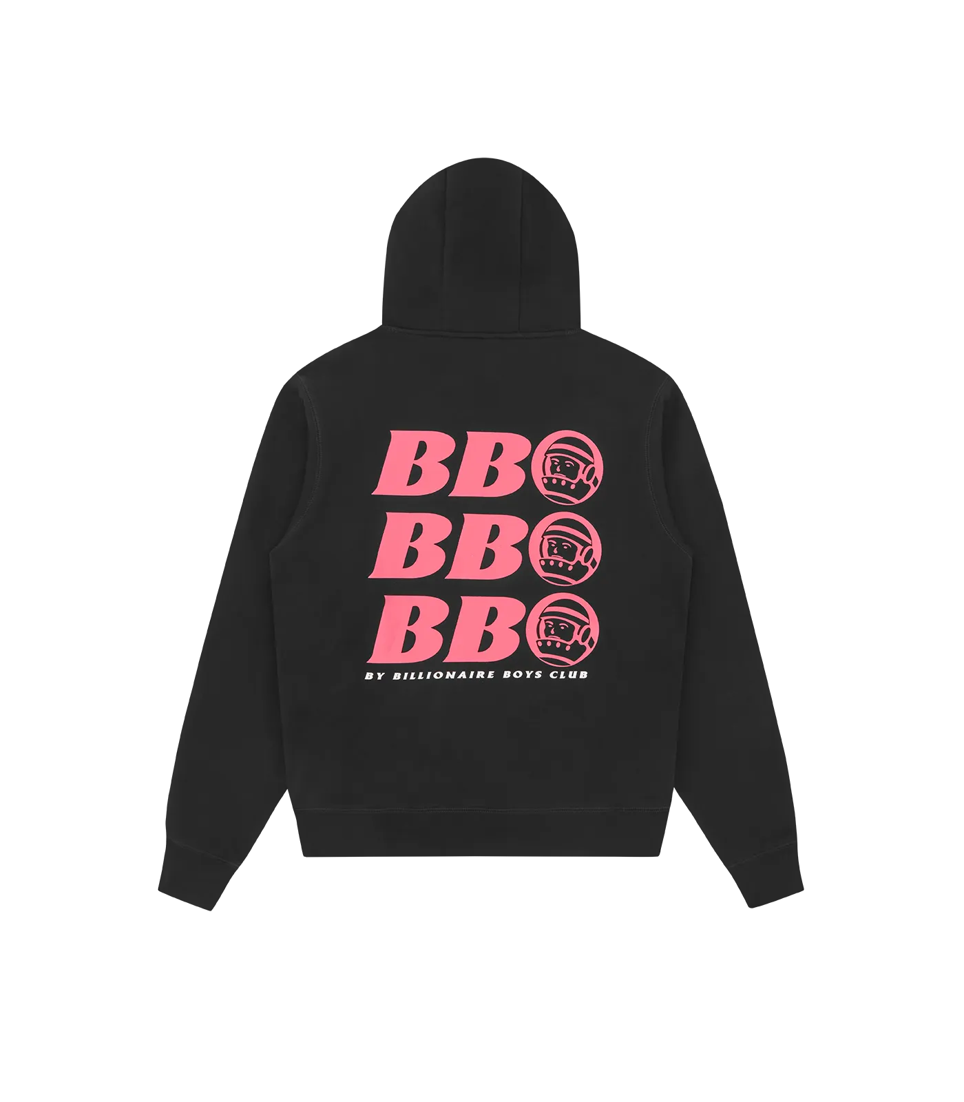 BB ASTRO REPEAT LOGO POPOVER HOOD - BLACK/PINK