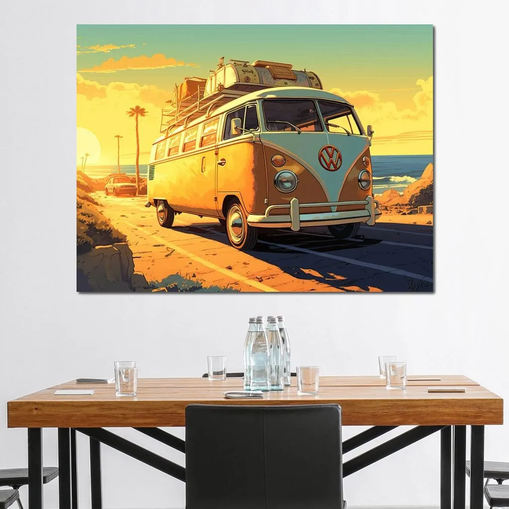 Beachside VW Bus Voyage