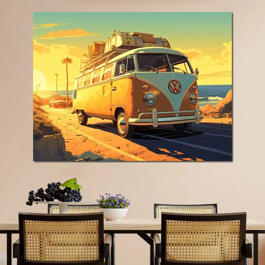 Beachside VW Bus Voyage