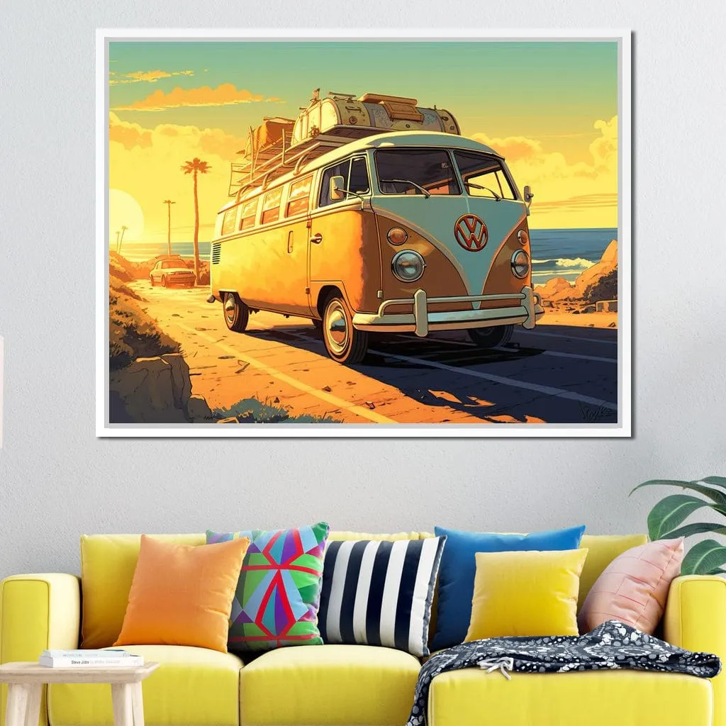 Beachside VW Bus Voyage