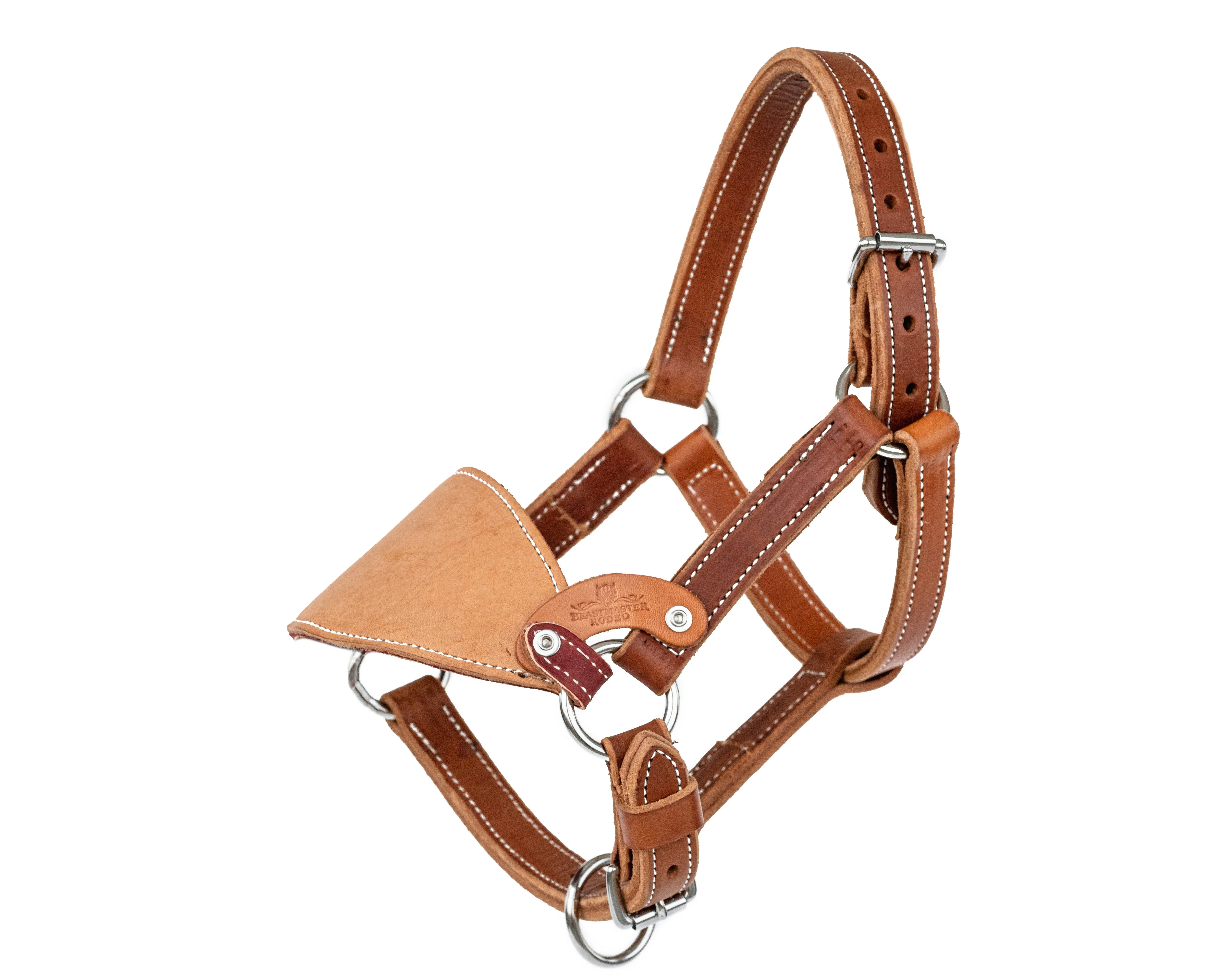 Beastmaster Mini Leather Saddle Bronc Halter