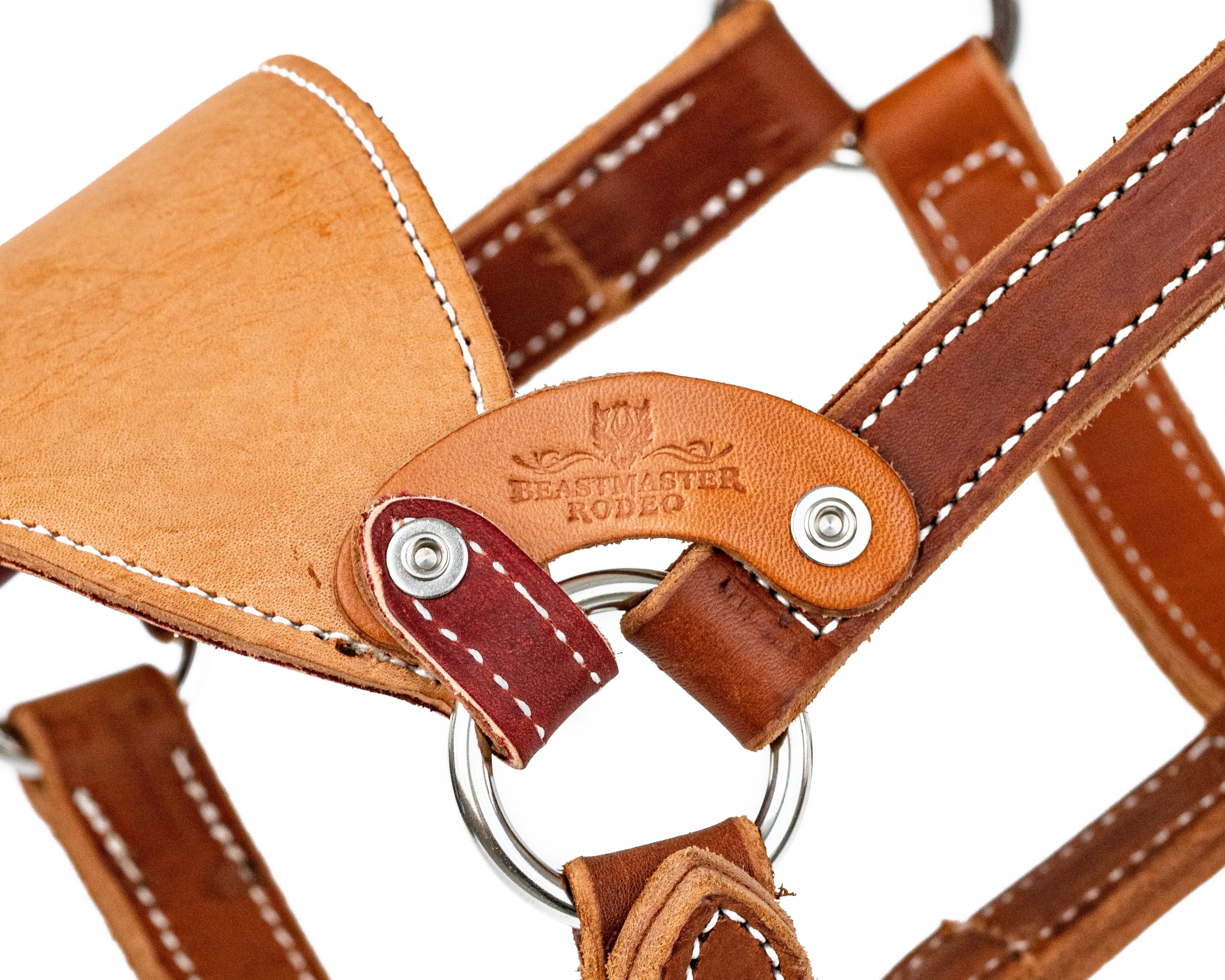 Beastmaster Mini Leather Saddle Bronc Halter