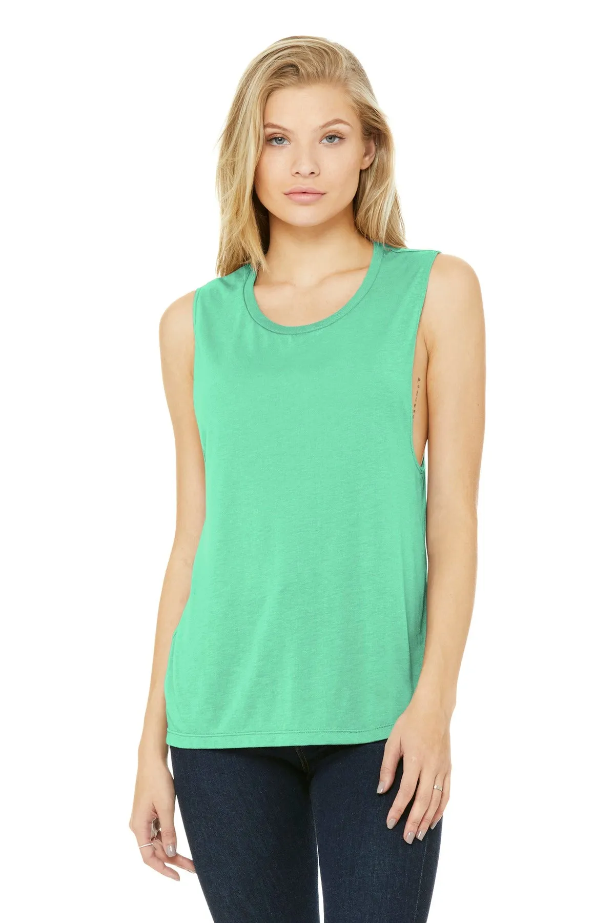 BELLA CANVAS Women's Flowy Scoop Muscle Tank