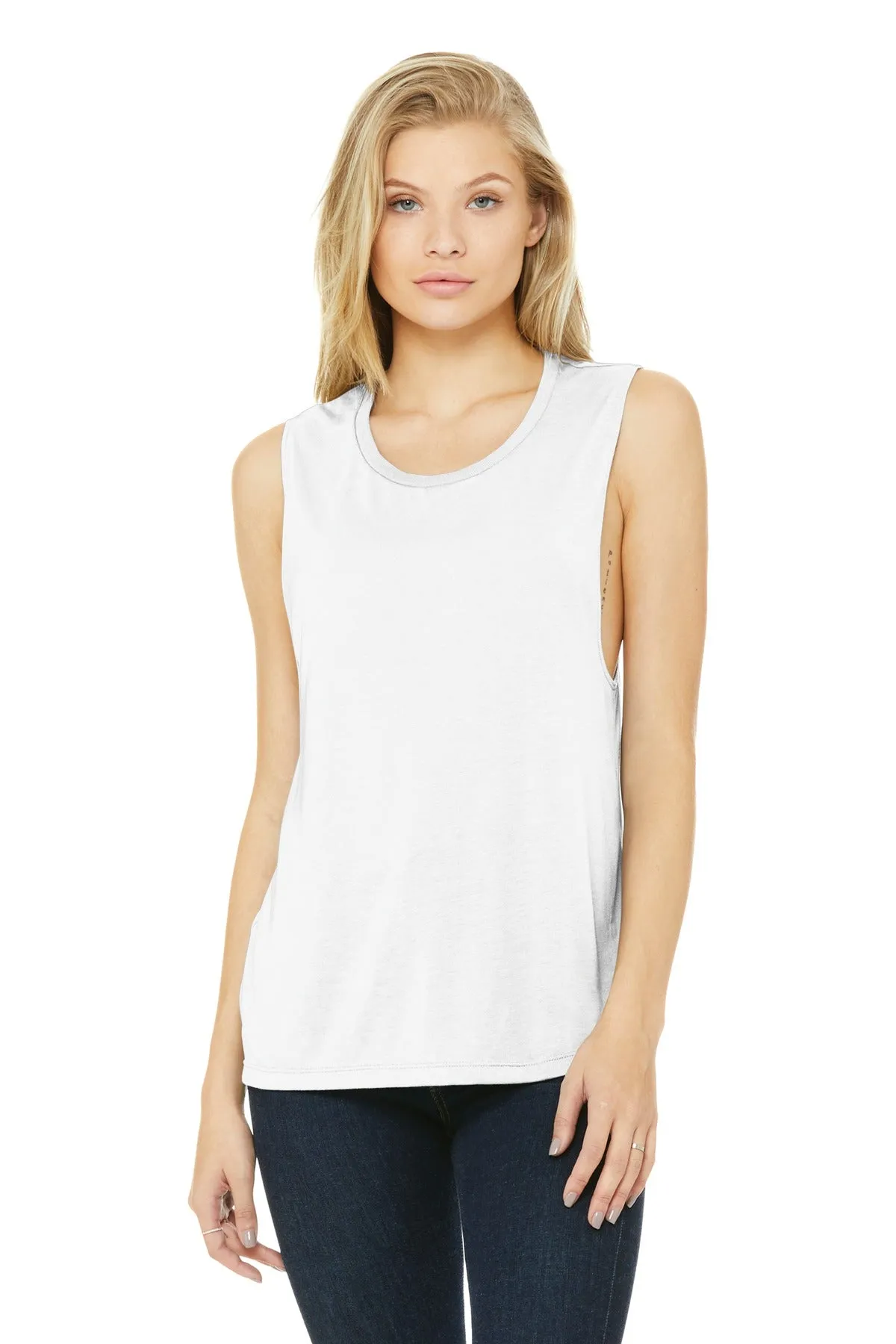 BELLA CANVAS Women's Flowy Scoop Muscle Tank