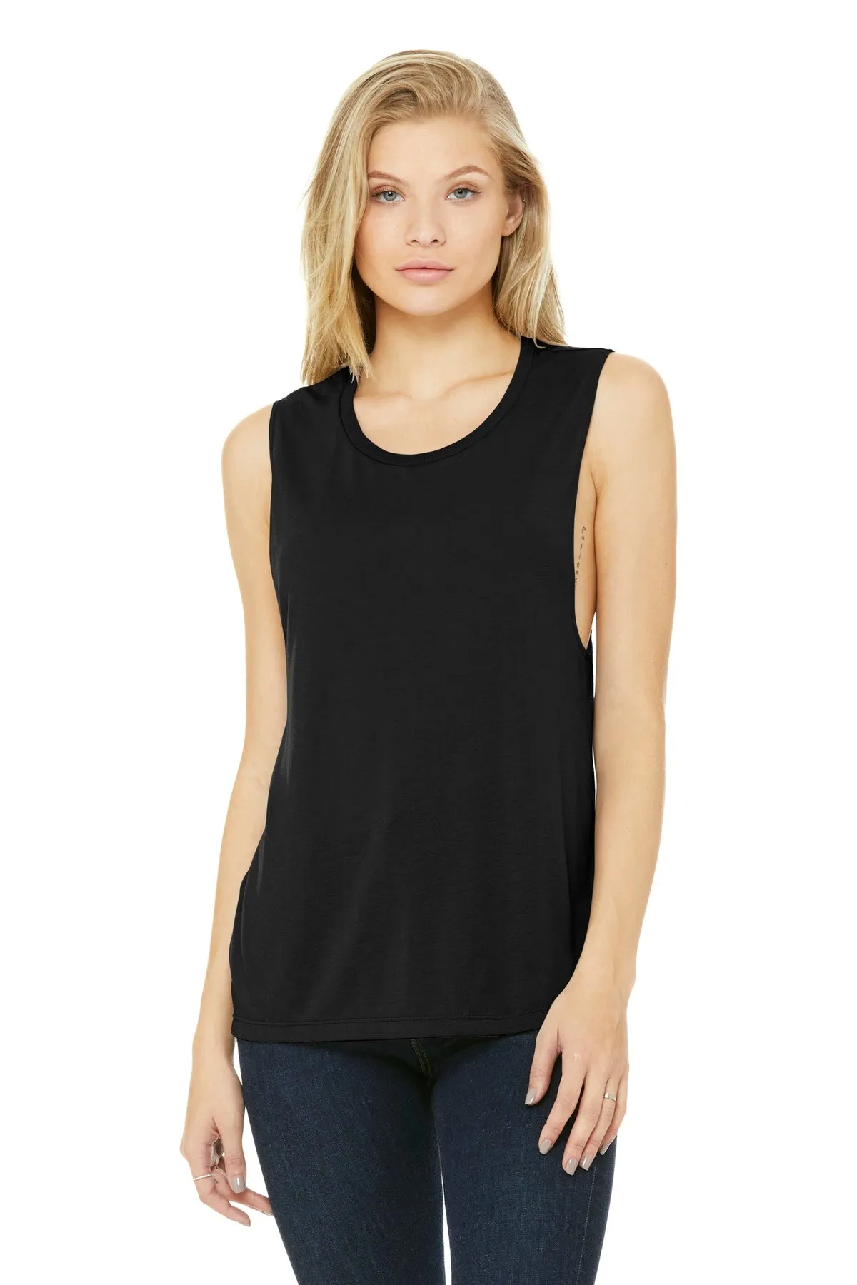 BELLA CANVAS Women's Flowy Scoop Muscle Tank