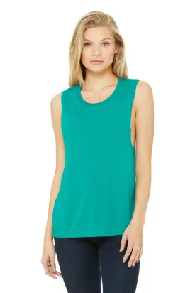 BELLA CANVAS Women's Flowy Scoop Muscle Tank