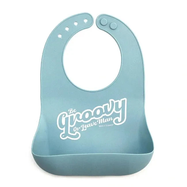 bella tunno silicone wonder bib - be groovy