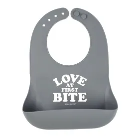 bella tunno silicone wonder bib - love at first bite