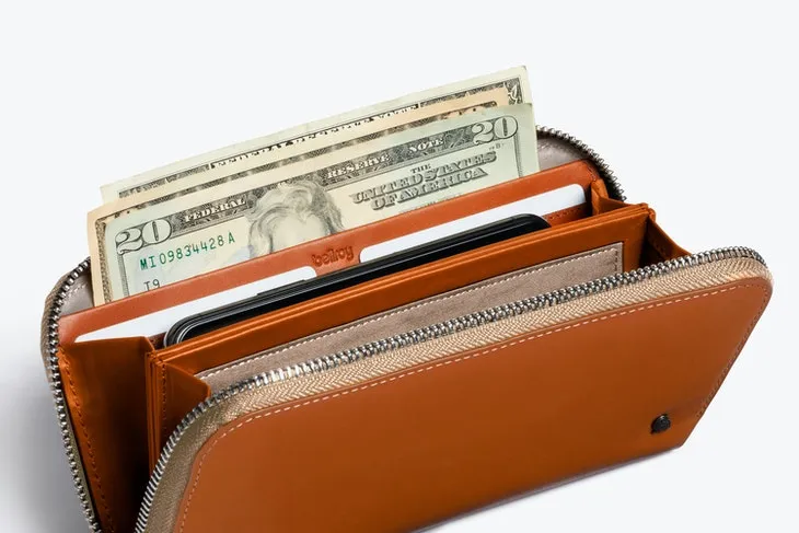 Bellroy Folio Leather Zip Wallet