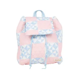 Bitty Backpack
Cobble Court Quilt with Beale Street Blue & Palm Beach Pink